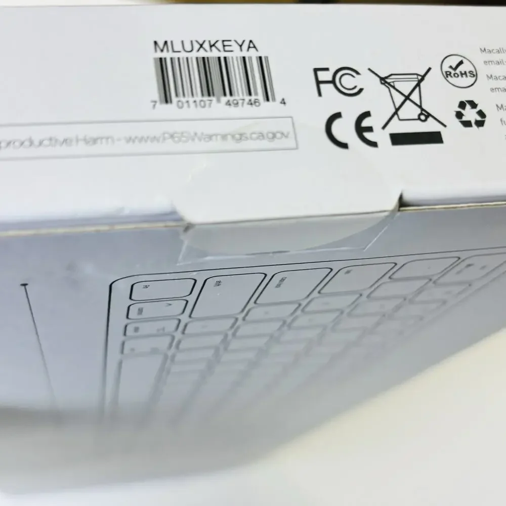 Aluminum USB Wired Keyboard w/Numeric Keypad for Apple Mac iMac Macbook. NIB.